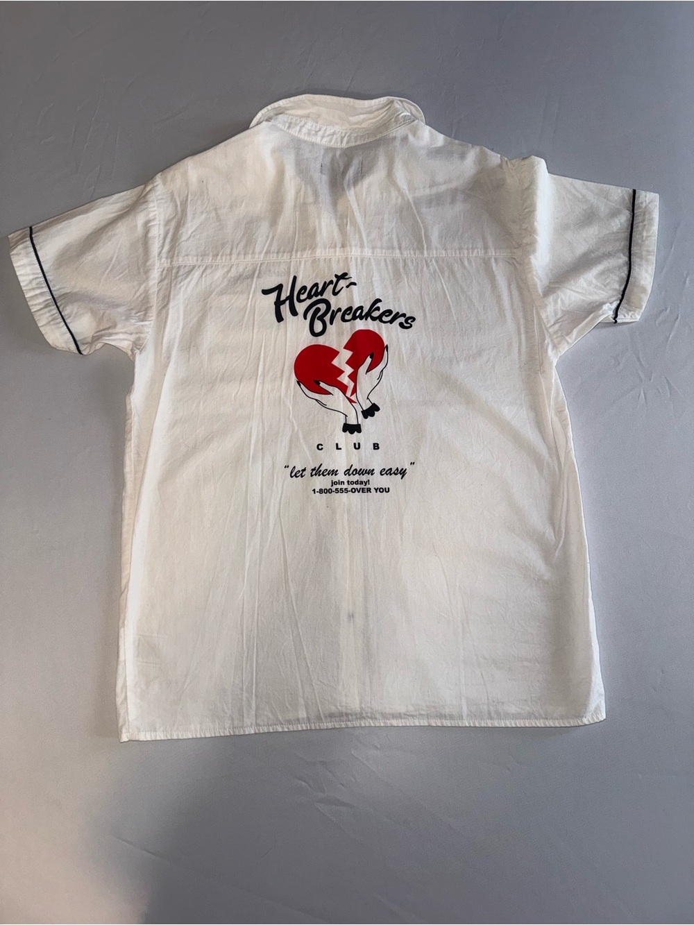 Heart Breakers Club Button Down Retro Shirt